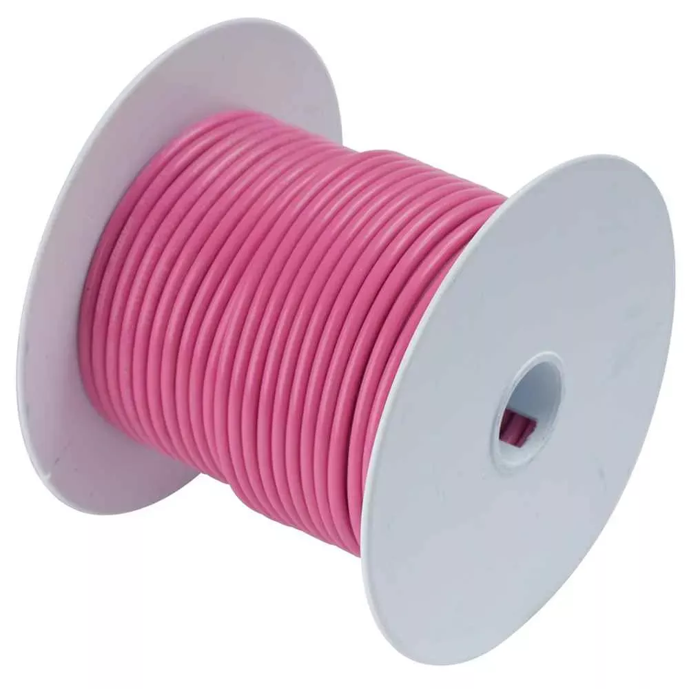 Pink 12 AWG Tinned Copper Wire – 100′