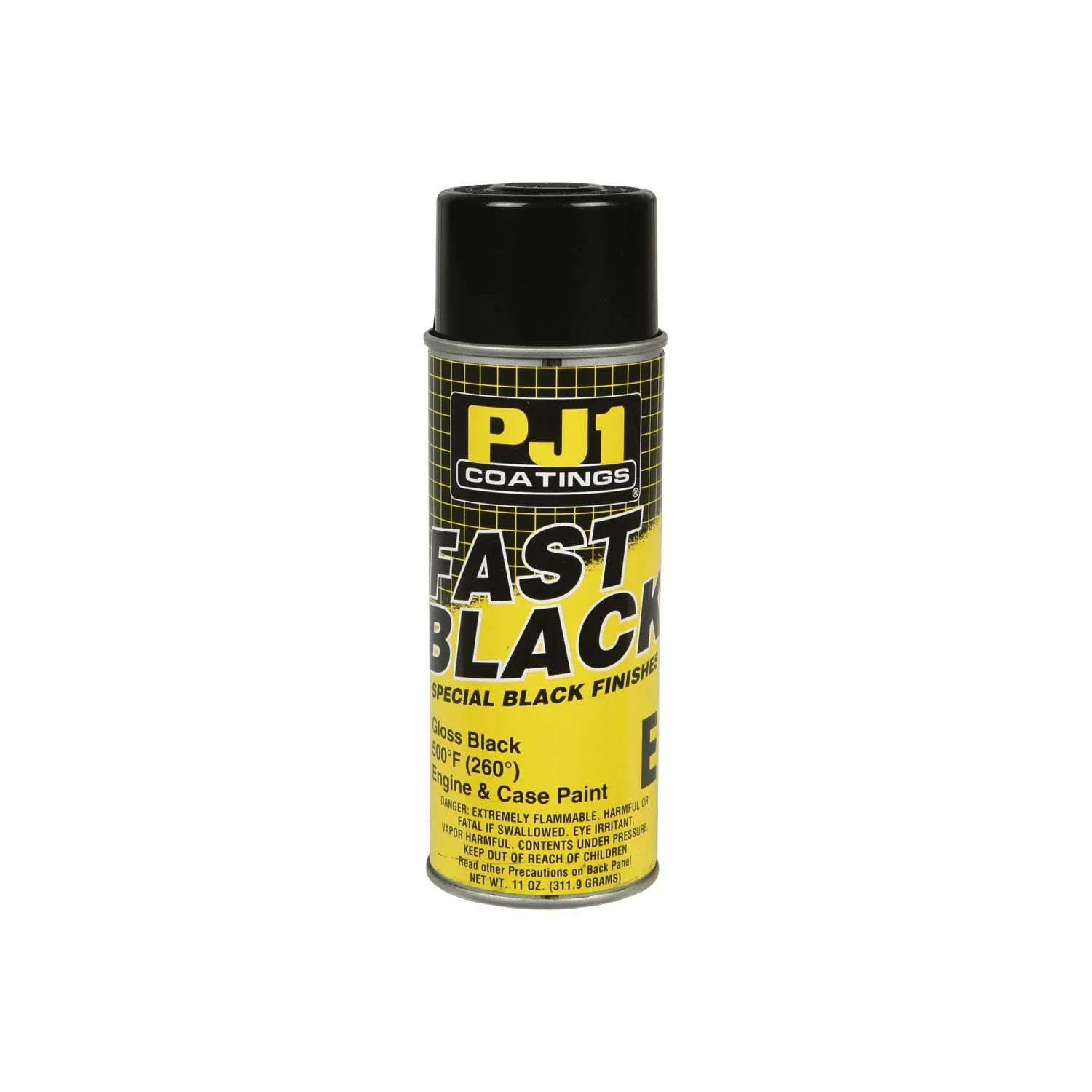 PJ1 FAST BLACK ENGINE PAINT GLOSS BLACK 11OZ - 57-0160