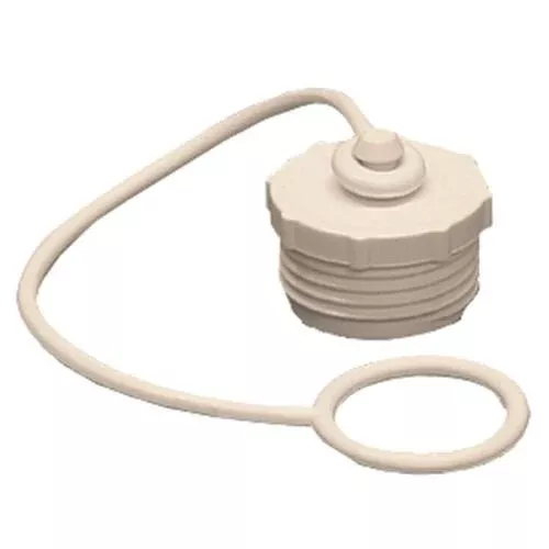 Plug & Strap 3/4" White Bulk