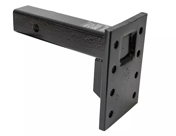 PM107 - 2 Inch Pintle Hitch Mounting Plate - 3 Position, 10 Inch Shank