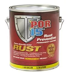 Por 15 45401 Rust Treatment, Semi-Gloss Black - 1 Gallon