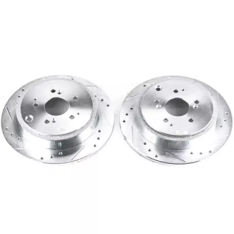 Power Stop 01-06 Acura MDX Rear Evolution Drilled & Slotted Rotors – Pair