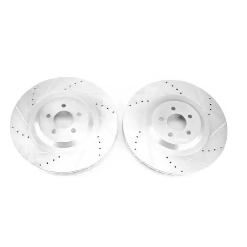 Power Stop 15-19 Dodge Challenger/Charger Hellcat Front Evolution Drilled & Slotted Rotors – Pair