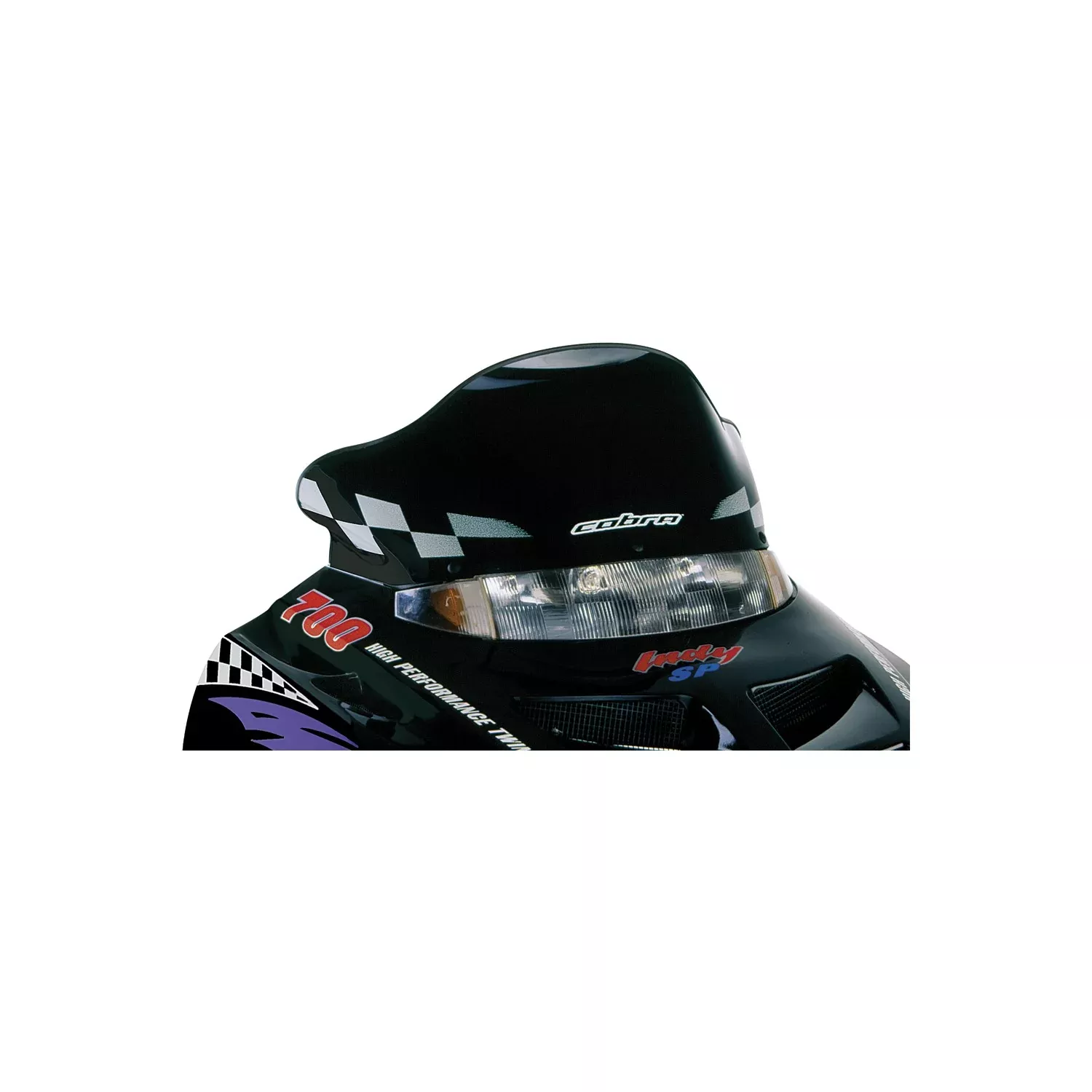 POWERMADD COBRA W/S LOW BLACK/WHT 10" POL GEN II - 10-1082
