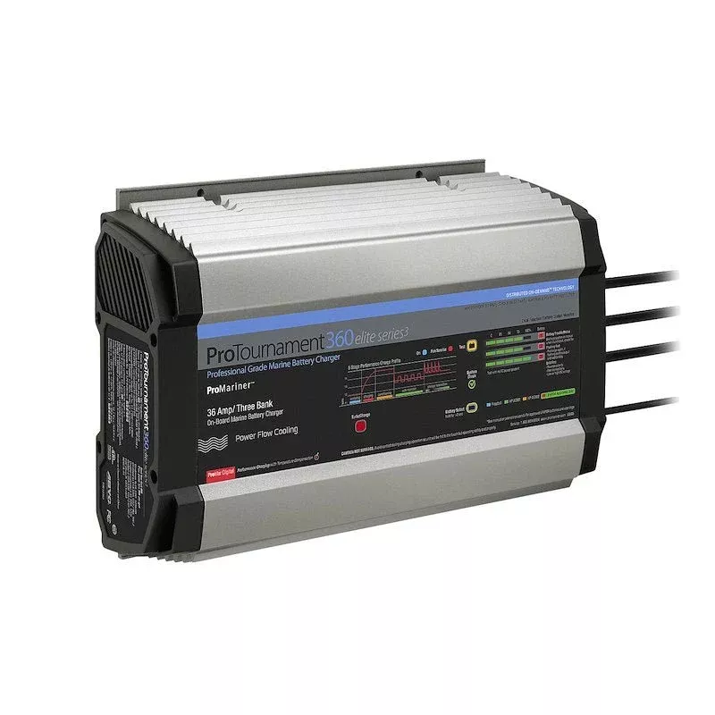 Pro Mariner 53363 ProTournament Elite 360 Triple Battery Charger