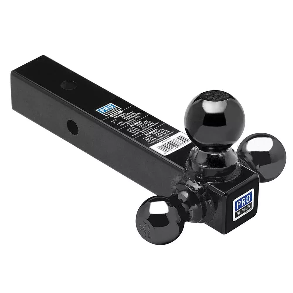 Pro Series 80425 Tri-Ball Mount 1-7/8" 2" & 2-5/16" Balls Black
