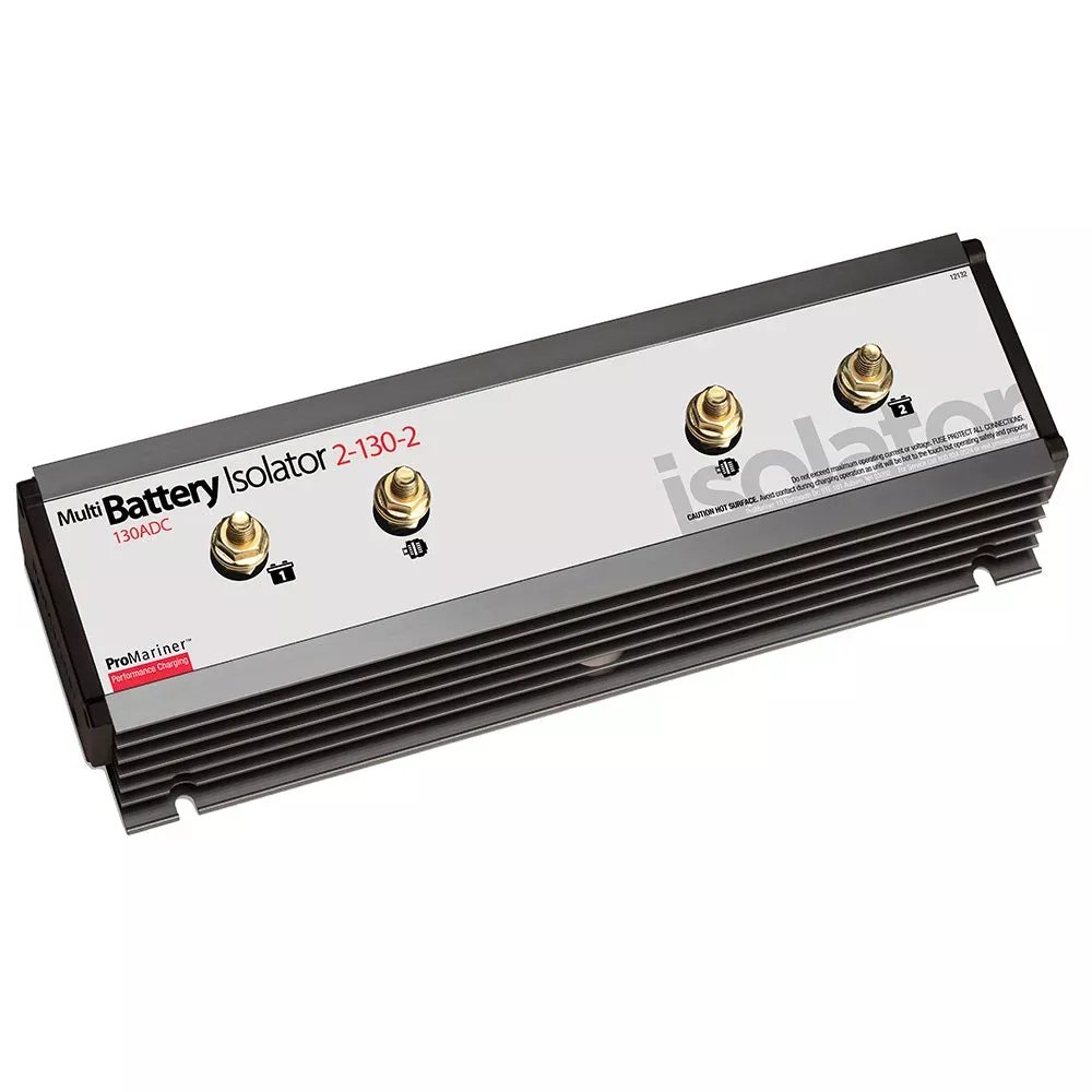 ProMariner 12132 Battery Isolator – 130 AMP – 2 Alternator – 2 Battery