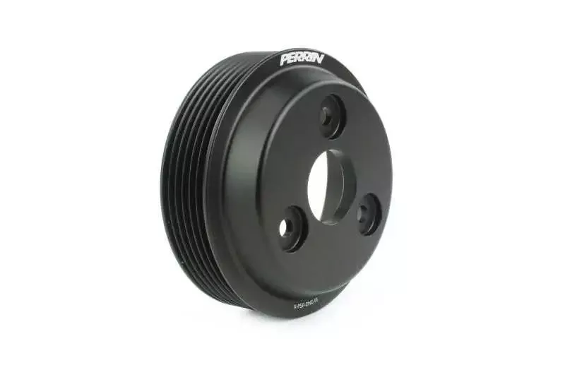 PSP-ENG-112BK Perrin 2020+ Subaru Forester / Crosstrek Lightweight Water Pump Pulley – Black