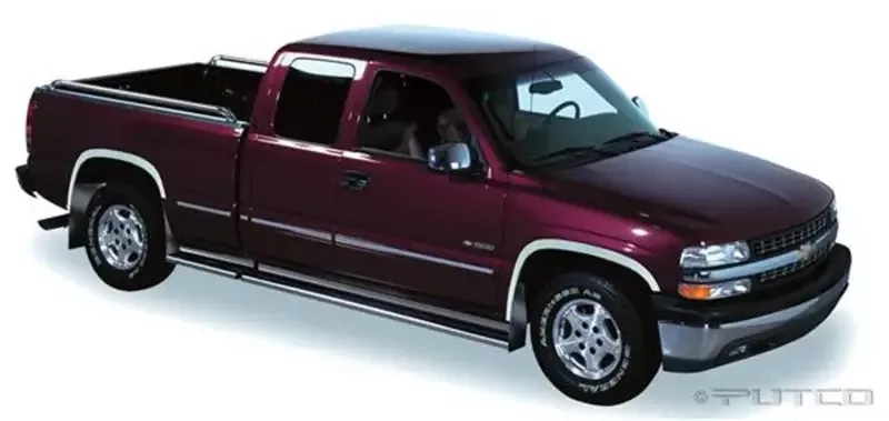 Putco 88-98 Chevrolet CK / Silverado (Incl Sportside) – Full w/o Flares Stainless Steel Fender Trim – 97102