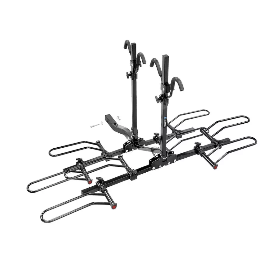 Q-Slot 4 Bike Carrier Rail Rack w/Tilt 2" Mount