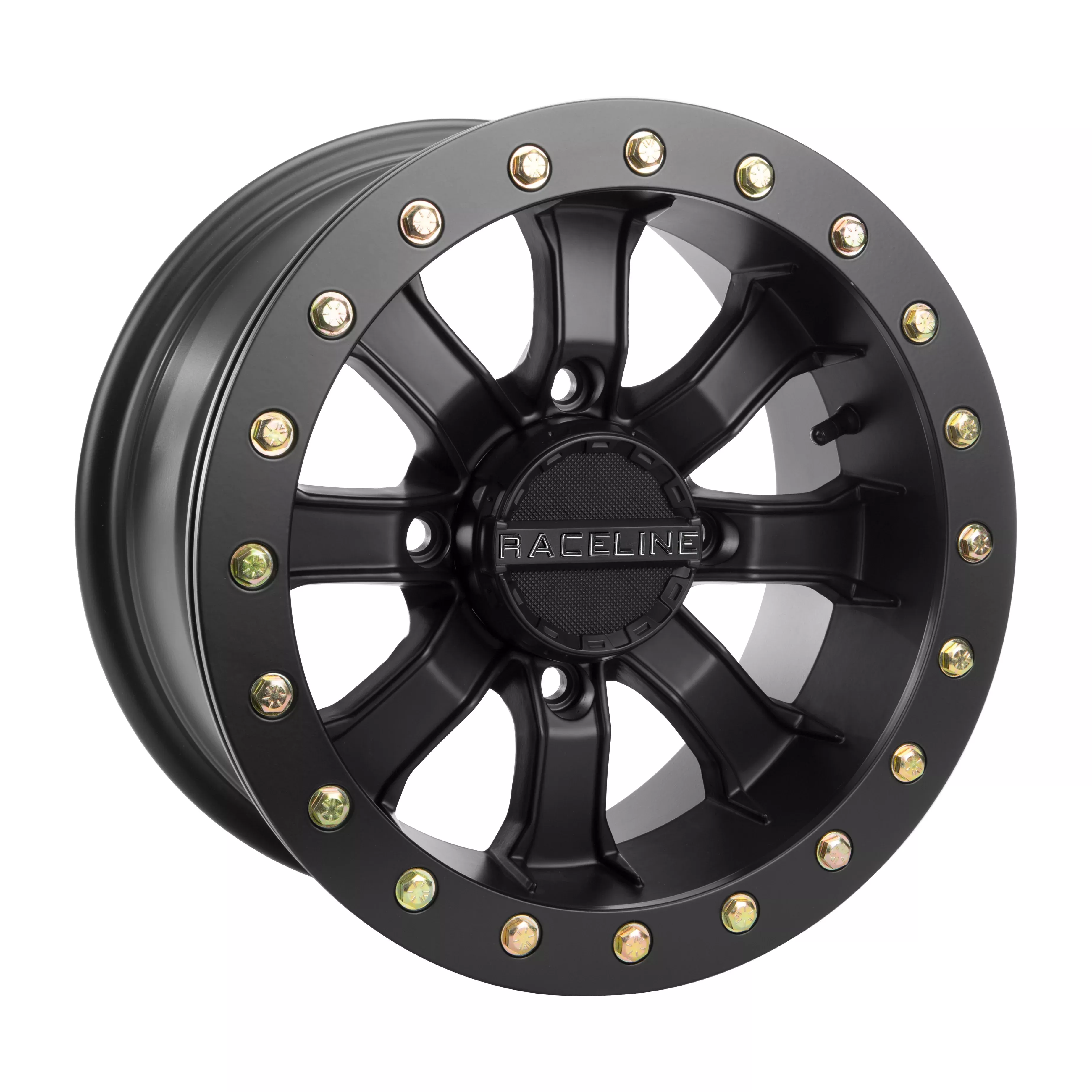 RACELINE MAMBA BDLK WHEEL 14X7 4/156 6+1 (+30MM) BLACKOUT - 570-1557
