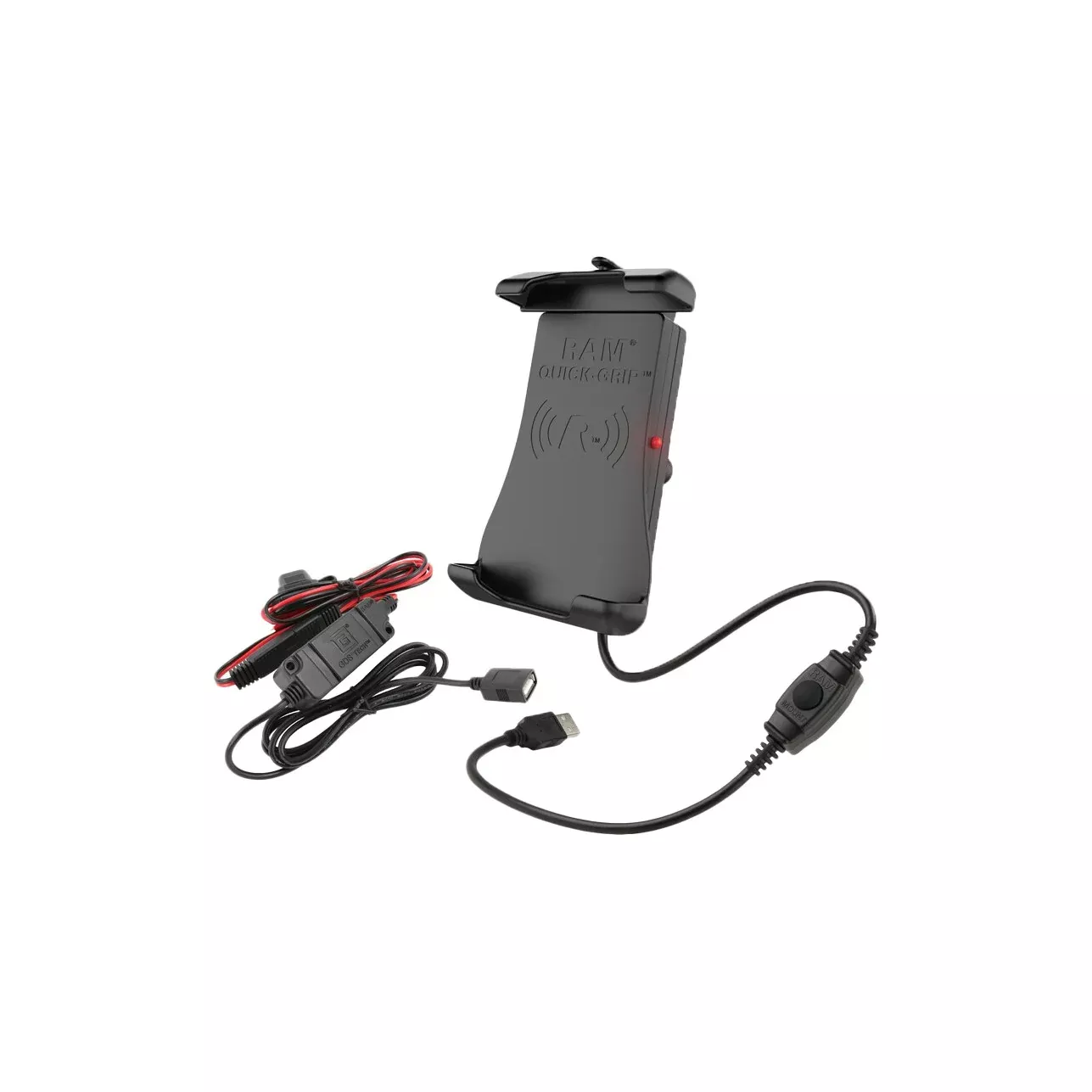 RAM WIRELESS CHARGING HOLDER QUICK GRIP W/HARNESS - 71-7058