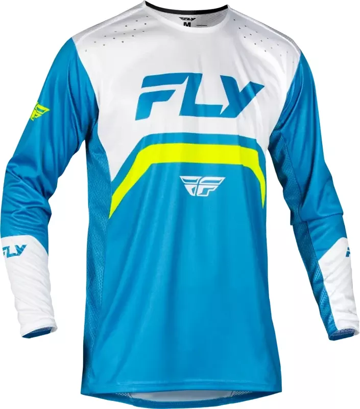 Rayce Bicycle Jersey Blue/White/Lime Green Md