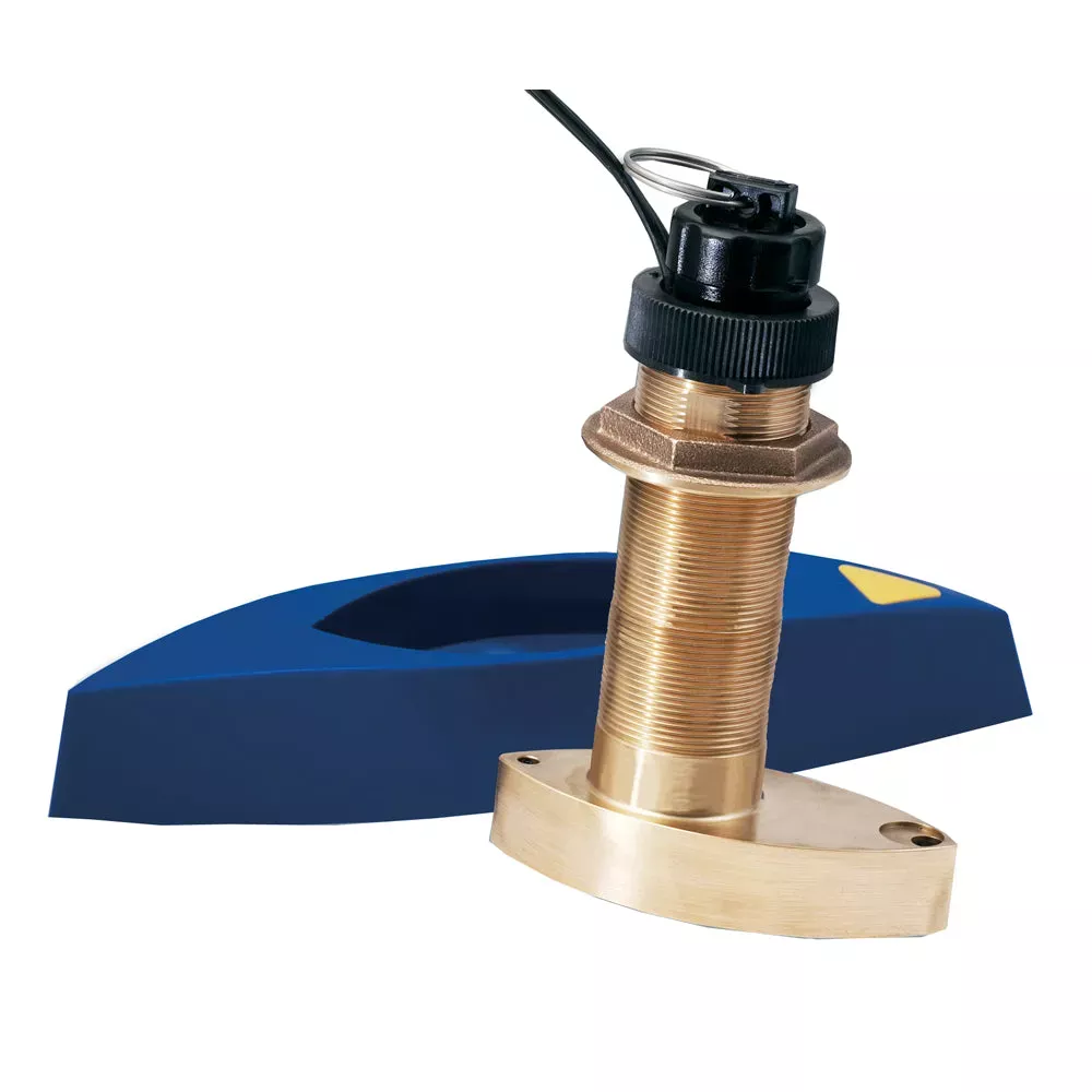 Raymarine B744VL Long Stem Bronze Thru hull Tri-ducer with Fairing Block A66092