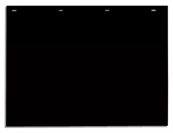 RC18PPB - Super Durable Black Polymer Mudflaps 24x18 Inch