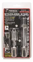Receiver Cover Stainless Steel 5/8 & Coupler 9/16"