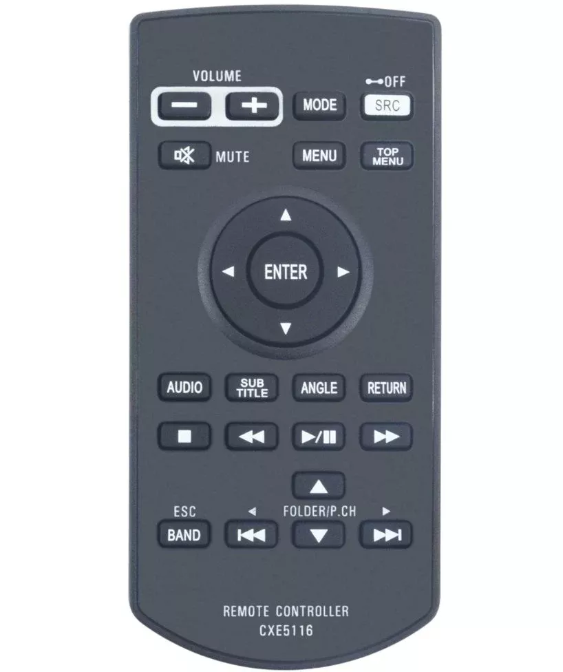 Replacement Remote CXE5116 for Pioneer AVH-1300NEX AVH-2330NEX AVH-X2800BS AVH-170DVD AVH-165DVD AVH-X4700BS AVH-X2600BT AVH-X3600BHS AVH-X2700BS and More, Replaced Remote Control + CR2025 Battery