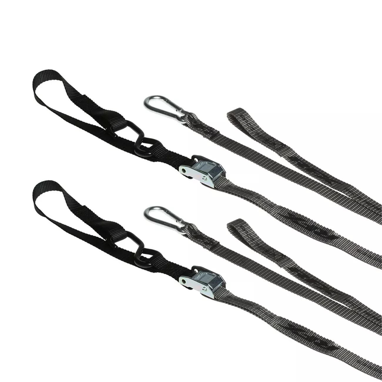 RFX 1.0 TIE DOWNS SOFT LOOP & CARABINER BLACK - 739-1145