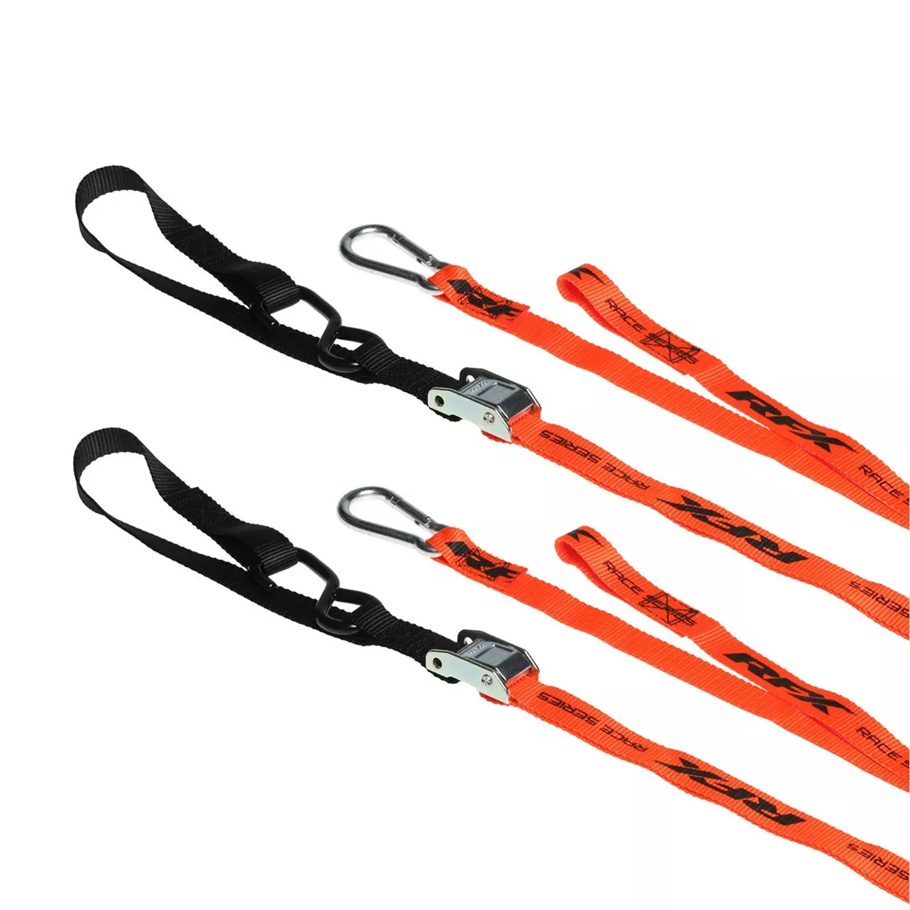 RFX 1.0 TIE DOWNS SOFT LOOP & CARABINER ORANGE - 739-1149