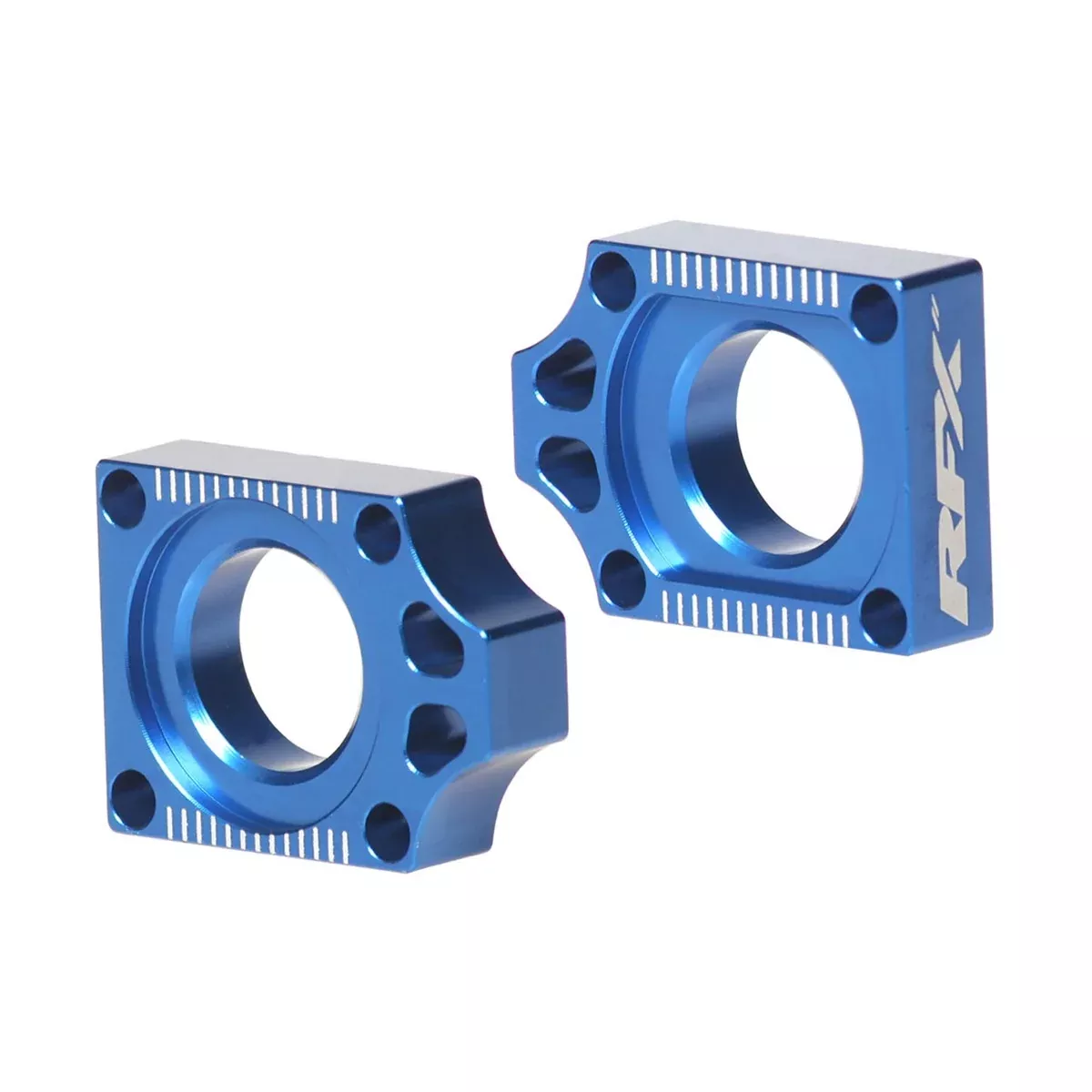 RFX REAR AXLE BLOCKS BLUE YAM/FANTIC - 739-0007