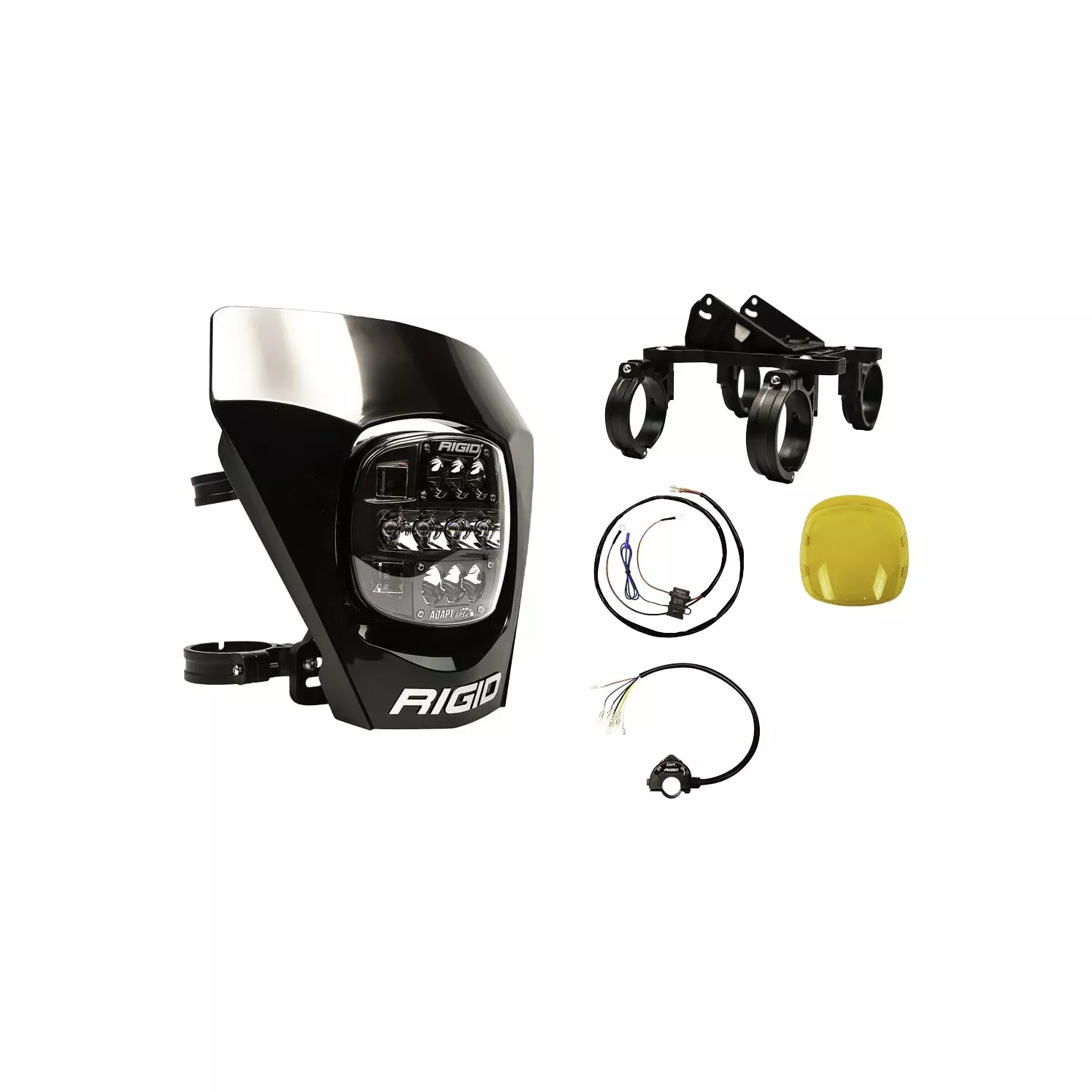 RIGID ADAPT XE EXTREME LED ENDURO LED MOTO KIT BLACK - 652-300416