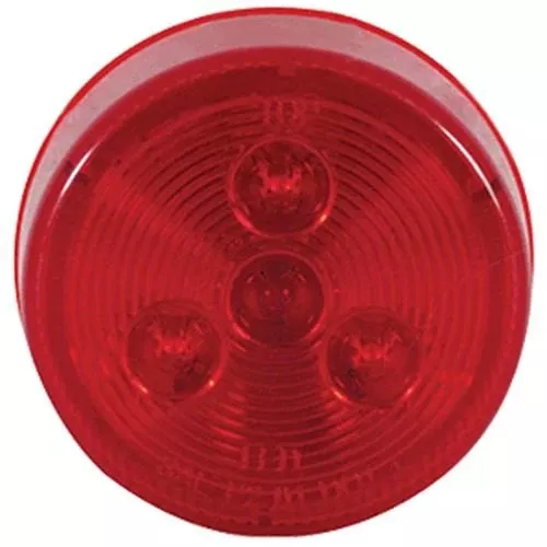 Round 2 1/2" LED Clearance/Marker Light Red