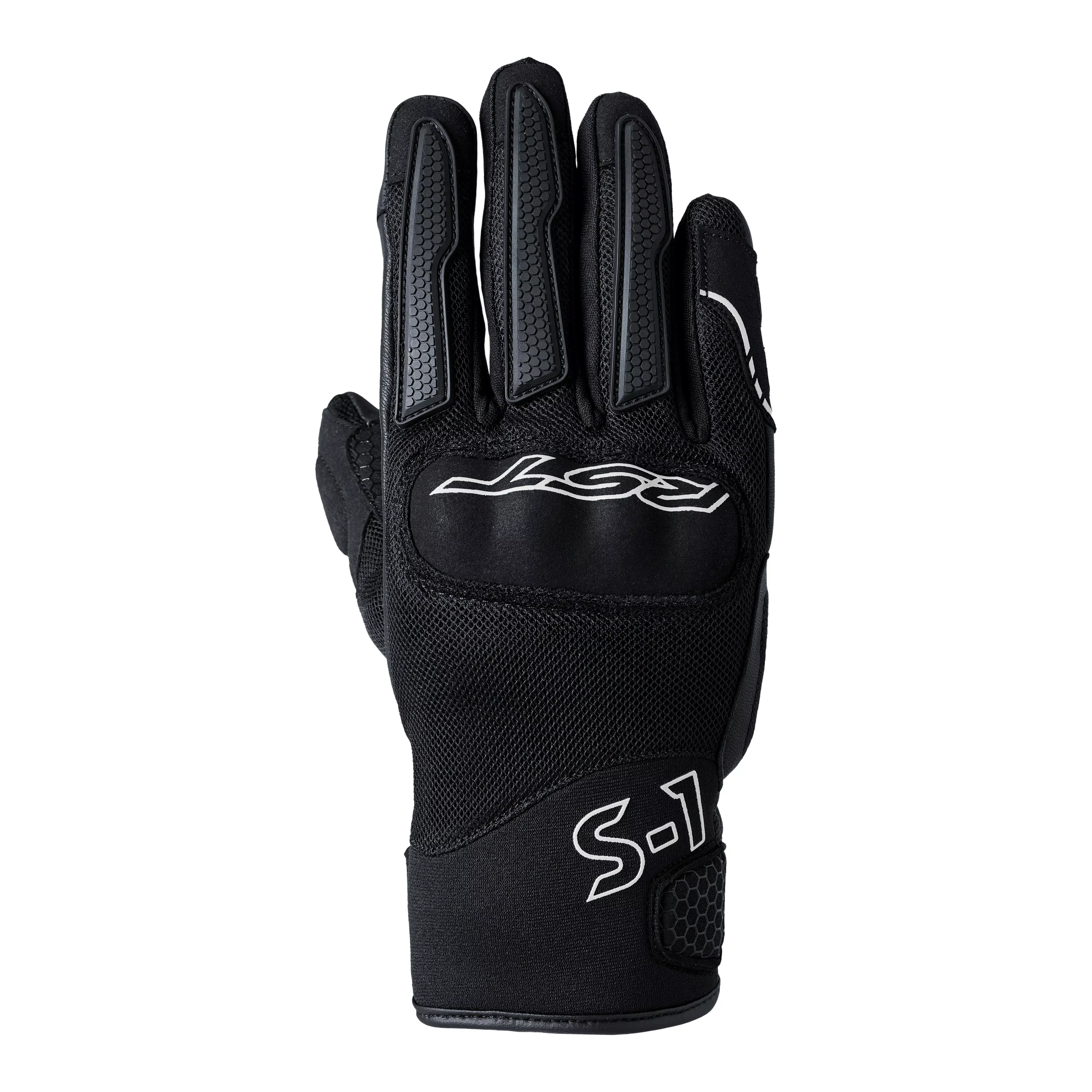 RST S1 MESH CE GLOVE BLACK/BLACK/WHITE LG - 556-3182310