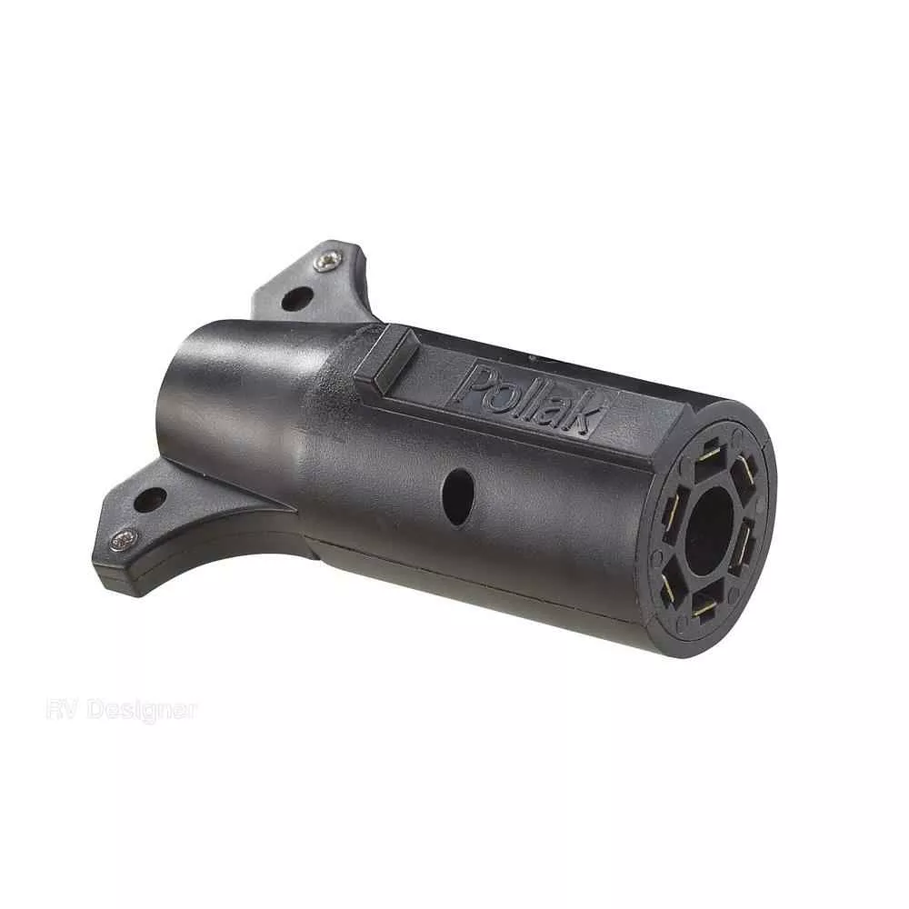 RV Designer P729 7-Way To 6-Way Trailer Side Adapter
