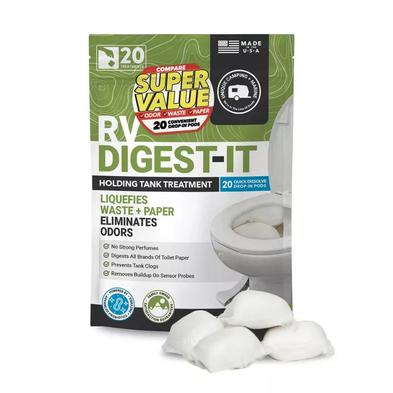 RV Digest-It Holding Tank Treatment | Drop-In Pods