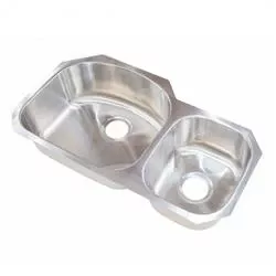 (S/O) Lippert Comp 388415 32X17X7 Offset Double Bowl Sink; Dr