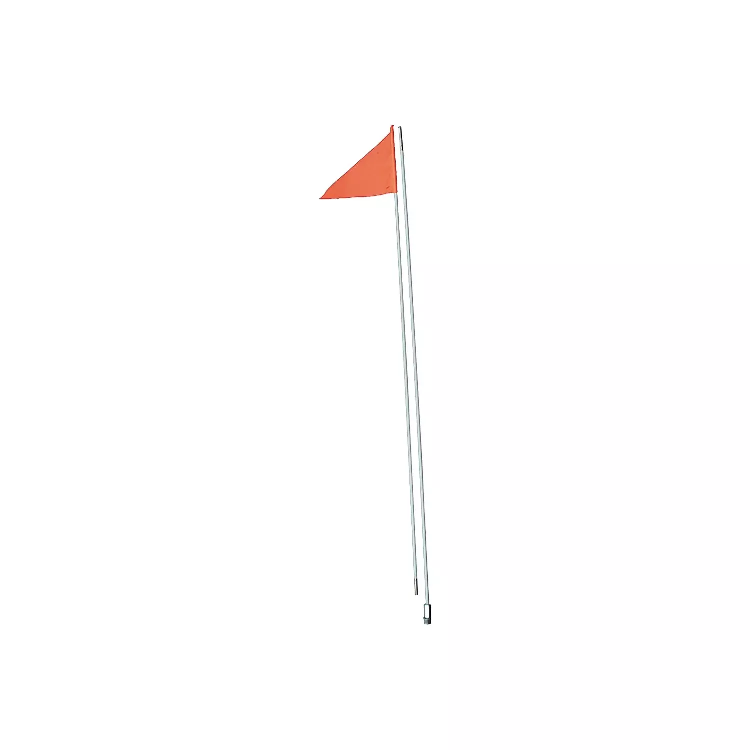 SAFETY 2 PIECE FIBER POLE - SIDE MOUNT SAFETY FLAG - 36-2090