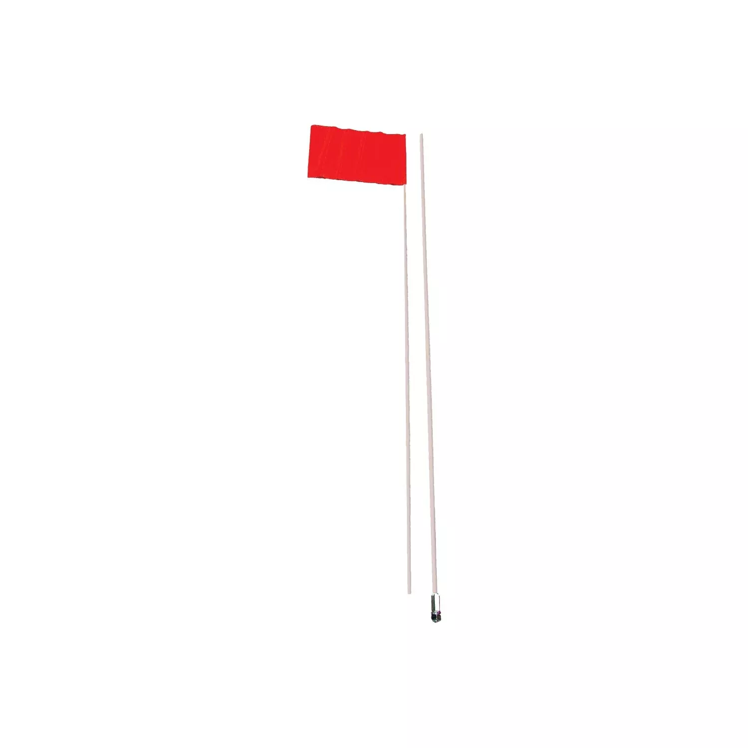 SAFETY SAFETY FLAG 6FT EA. 2PC- 12"X18" FLAG - 36-20923