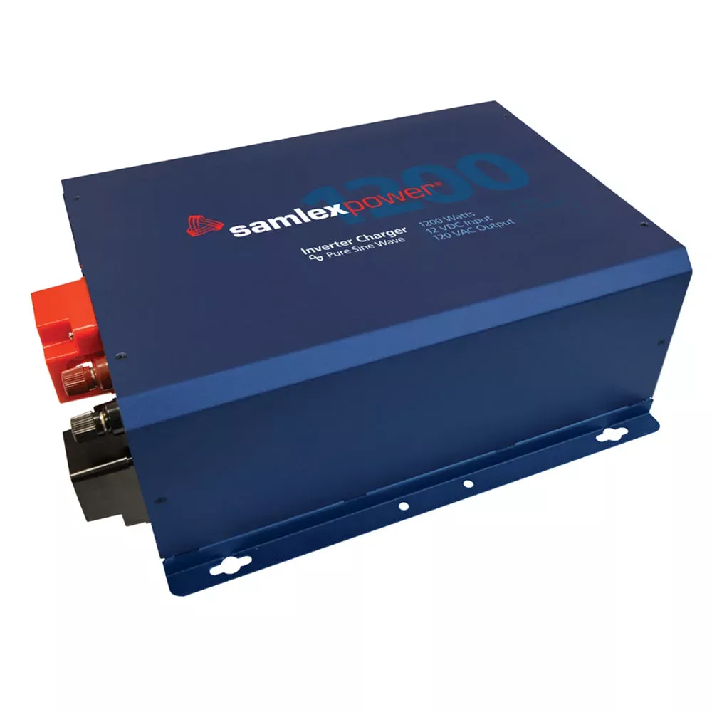 Samlex Evolution F Series 1200W, 120V Pure Sine Inverter/Charger w/12V Input & 60 Amp Charger w/Hard Wiring EVO-1212F-HW
