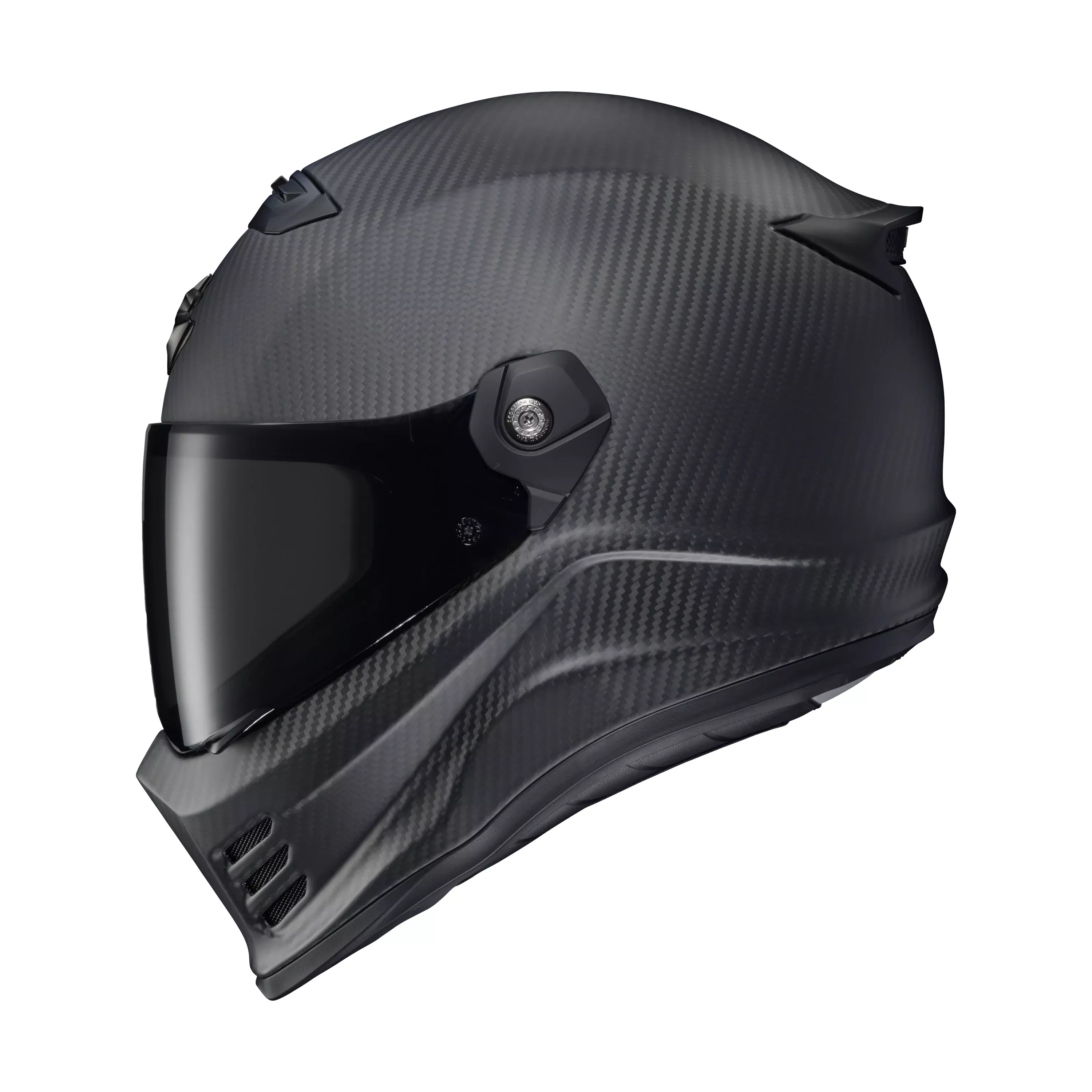 SCORPION EXO COVERT FX CARBON FULL FACE HELMET MATTE BLACK LG - 75-2431L