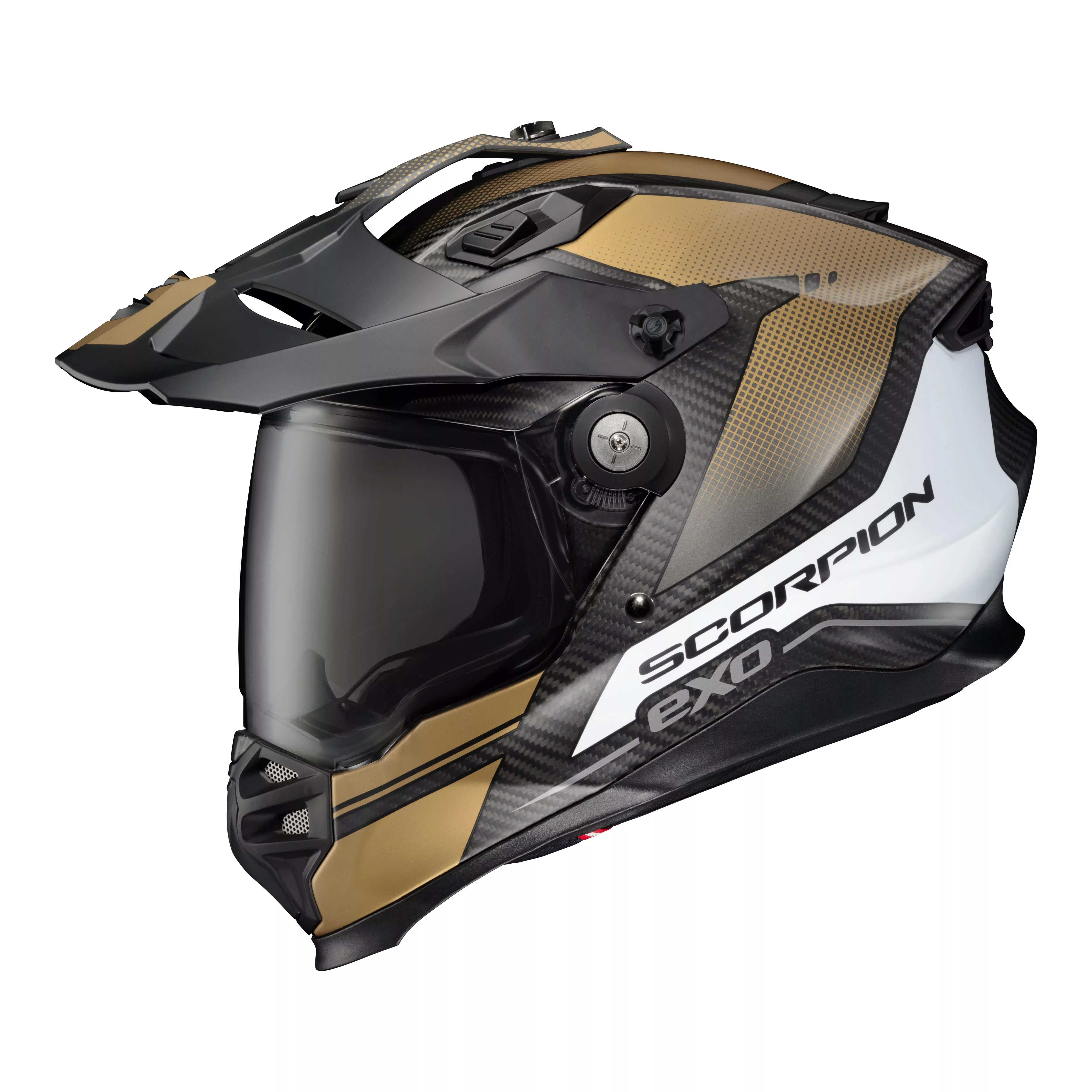 SCORPION EXO XT9000 CARBON FULL-FACE HELMET TRAILHEAD MATTE GOLD XL - 75-2186X