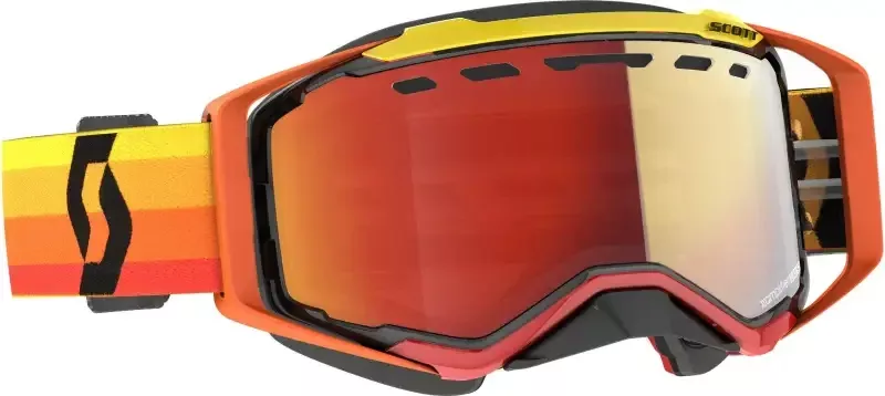 Scott 272846-1649312 Prospect Snwcrss Goggle Orng/Ylw Enhancer Red Chrome