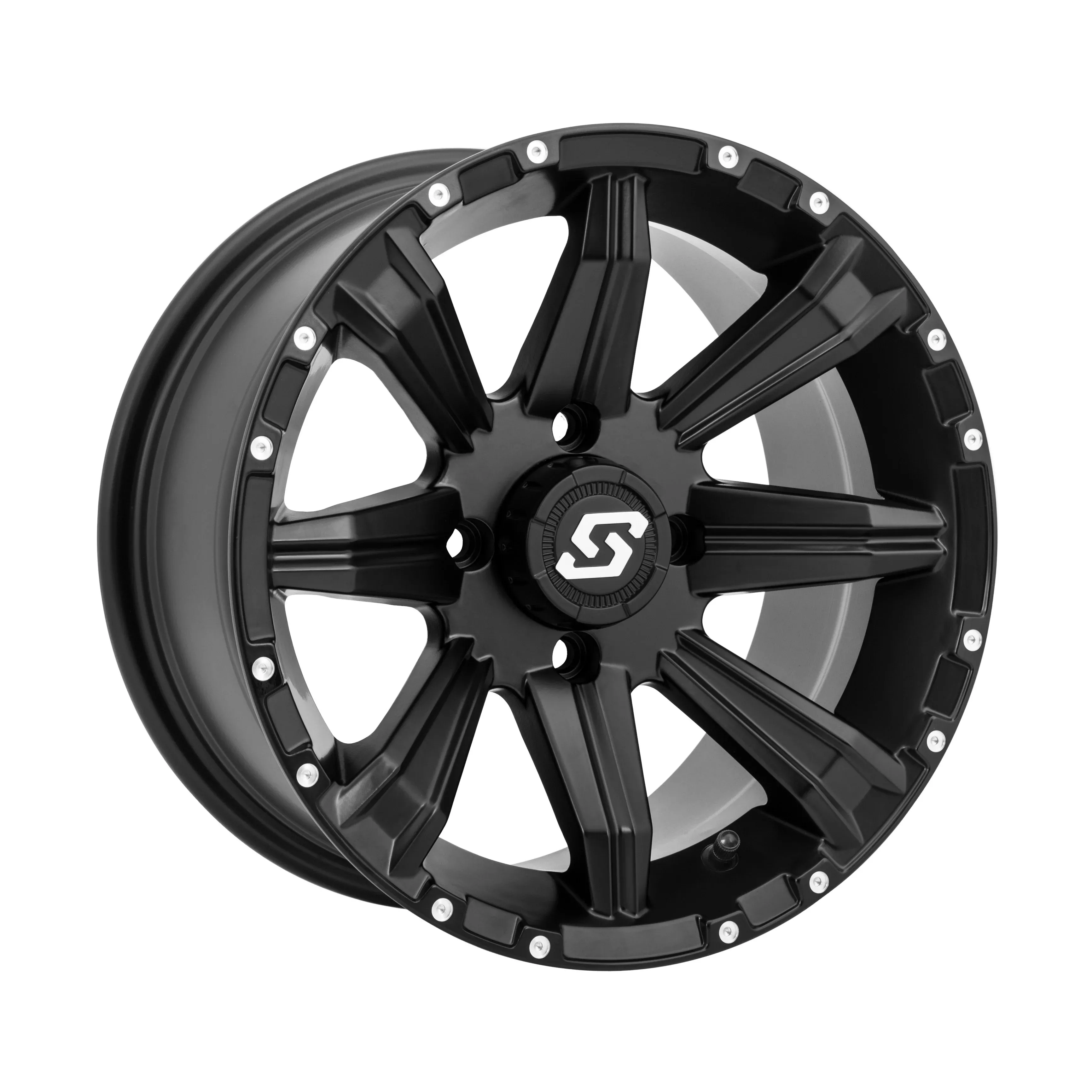 SEDONA SPARX WHEEL 14X7 4/156 4+3 (+5MM) BLACK - 570-1303
