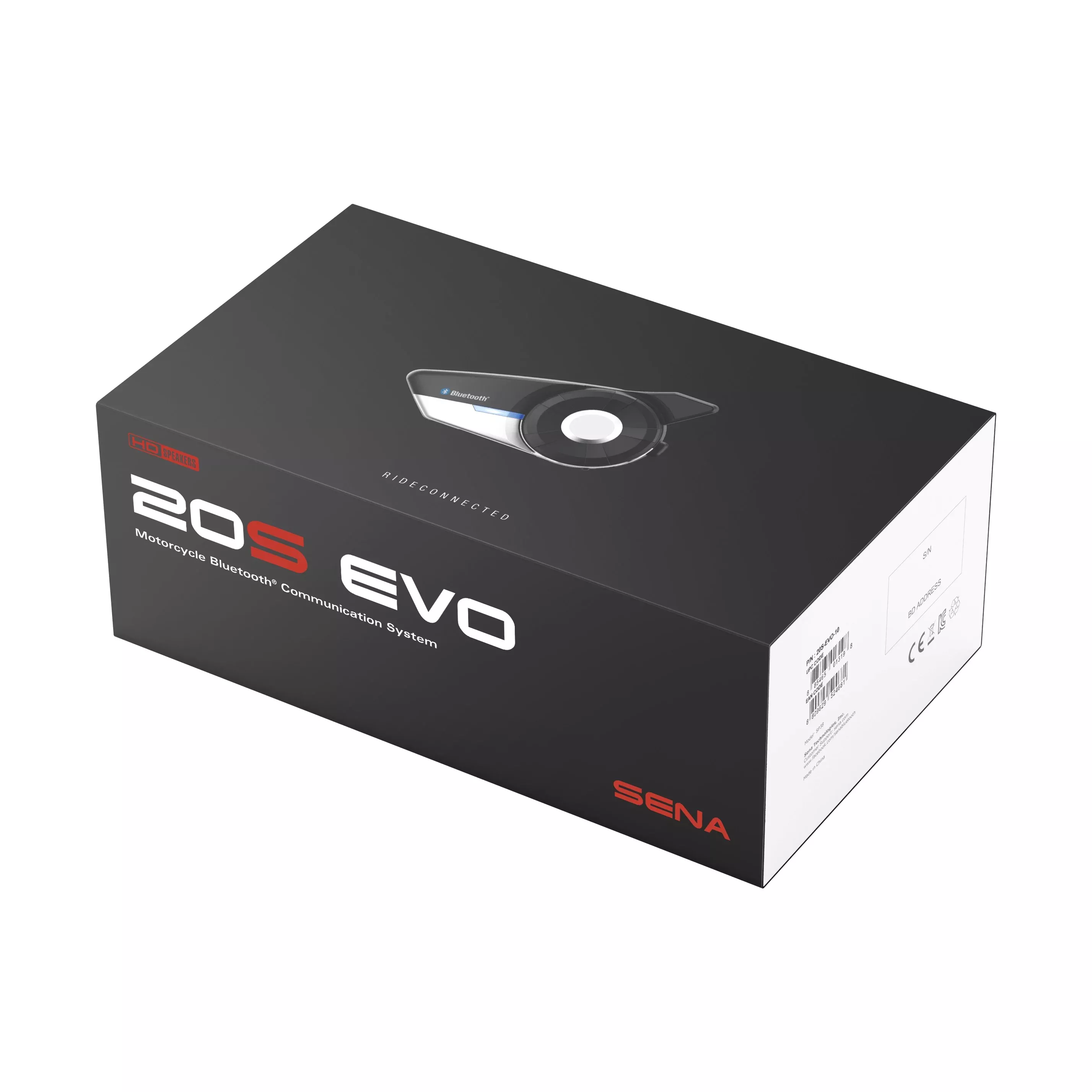 SENA 20S EVO HD BLUETOOTH COMM SYSTEM SINGLE - 843-02100
