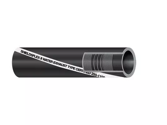 Shields Marine Shieldsflex 2 Water Exhaust Series 250 Hose with Wire 162502004