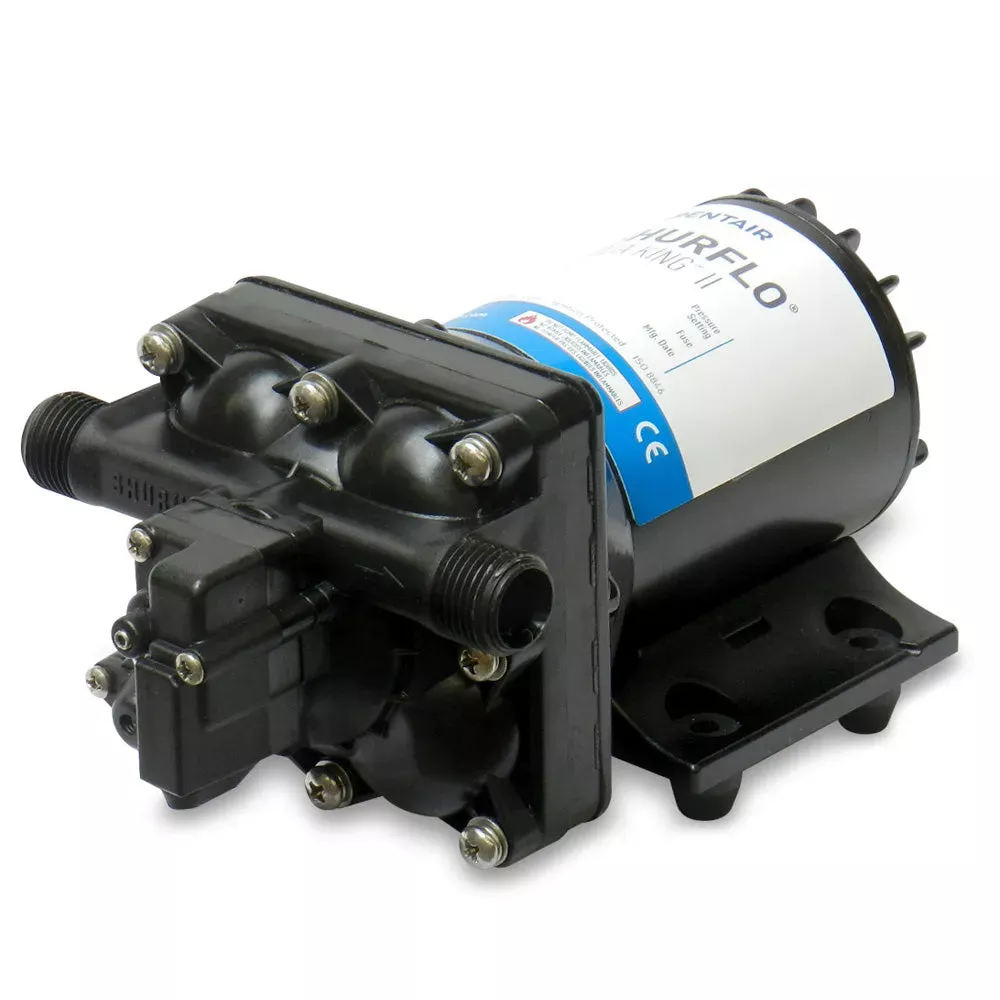 Shurflo by Pentair AQUA KING II Junior Fresh Water Pump – 12 VDC, 2.0 GPM 4128-110-E04