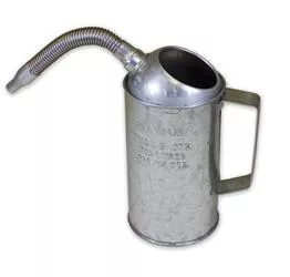 SILVER 2 QT GAL MEASURE CAN