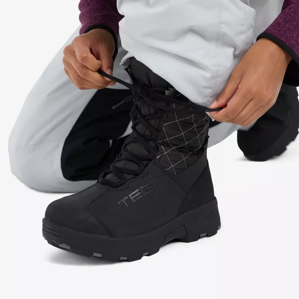 SKI-DOO WOMEN'S LEATHER TEC+ REC BOOTS BLACK 6 - 4442412590