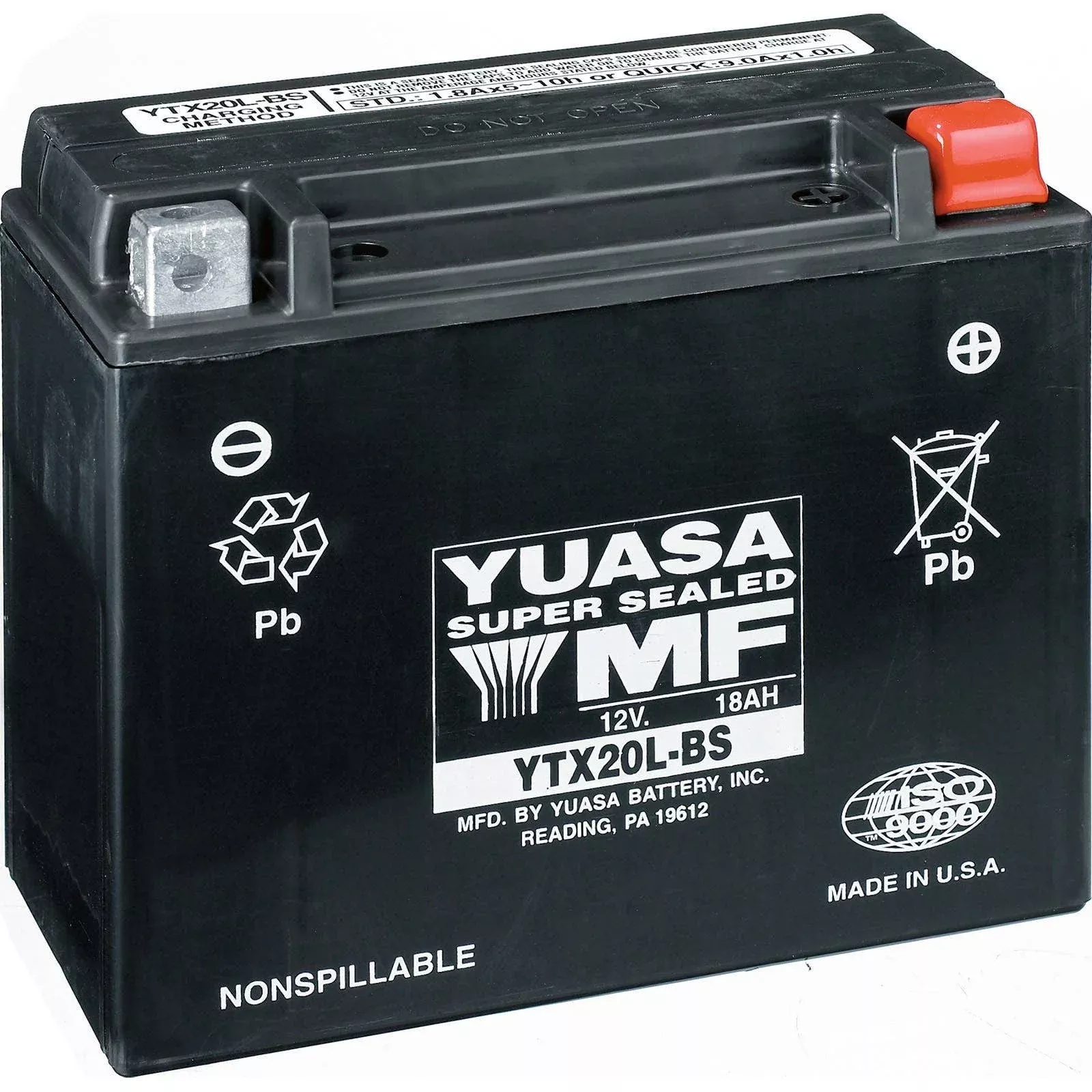 SKI-DOO YUASA YTX20HL FACTORY ACTIVATED MAINTENANCE FREE BATTERY* - 415129898