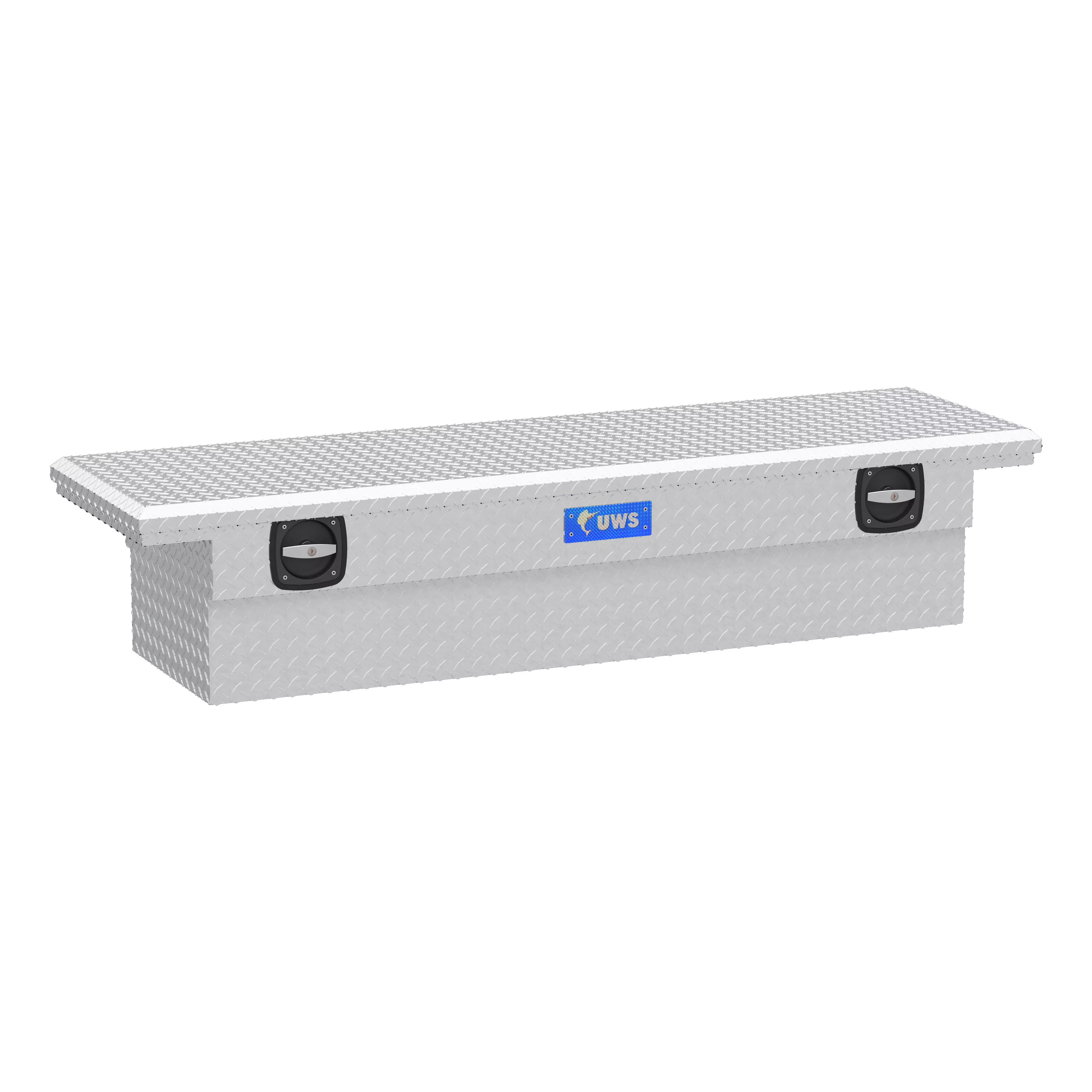 SL-69-LP - Bright Aluminum 69" Secure Lock Truck Tool Box, Low Profile (LTL Shipping Only) - 1999-2010,2023-2027 Ford F-250 Super Duty and more