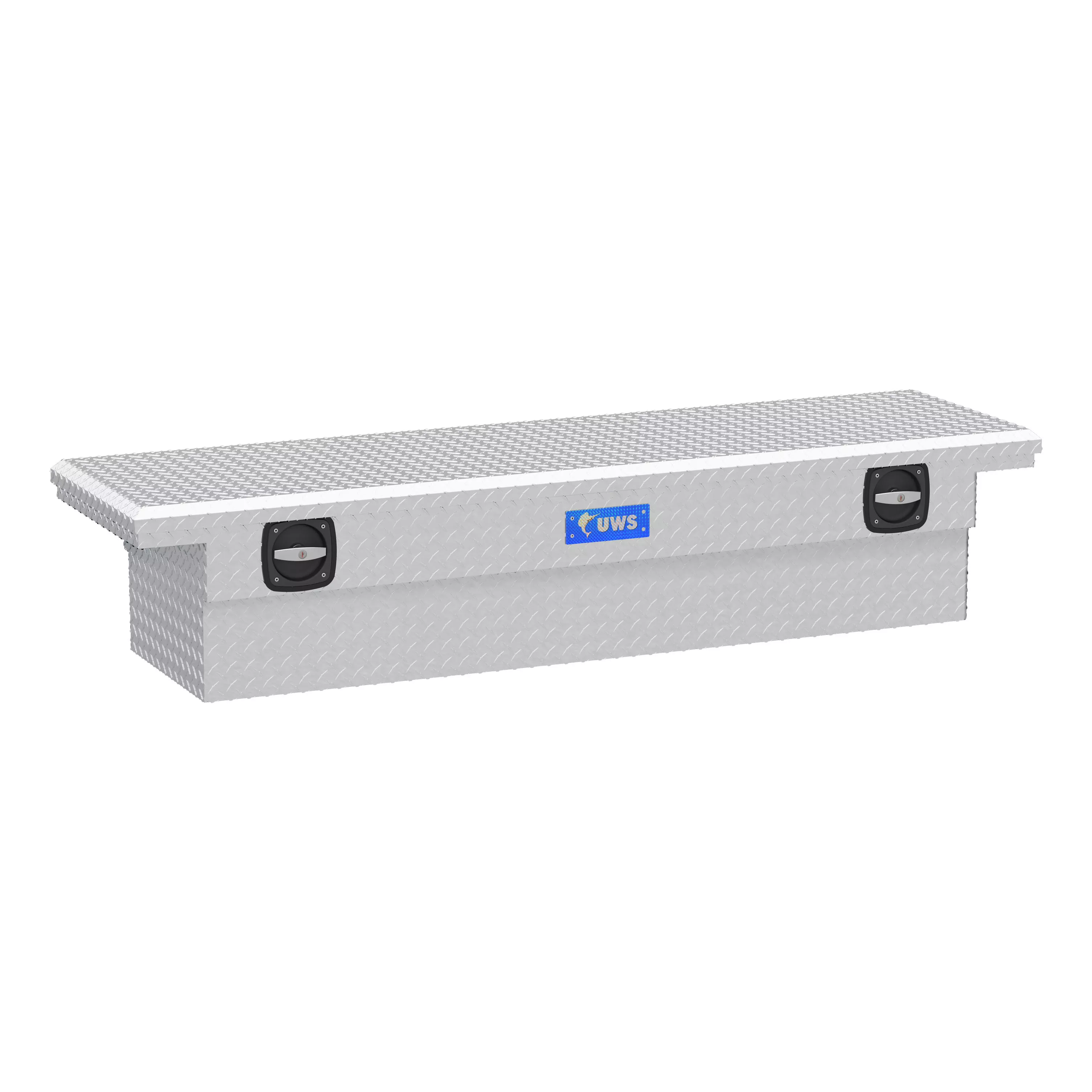 SL-72-LP - Bright Aluminum 72" Secure Lock Truck Tool Box, Low Profile (LTL Shipping Only) - 2011-2026 Ram 2500, 2011-2026 Ram 3500 and more