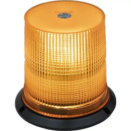 SL665A - 6.5 Inch by 6.5 Inch Amber LED Beacon Light With Tall Lens