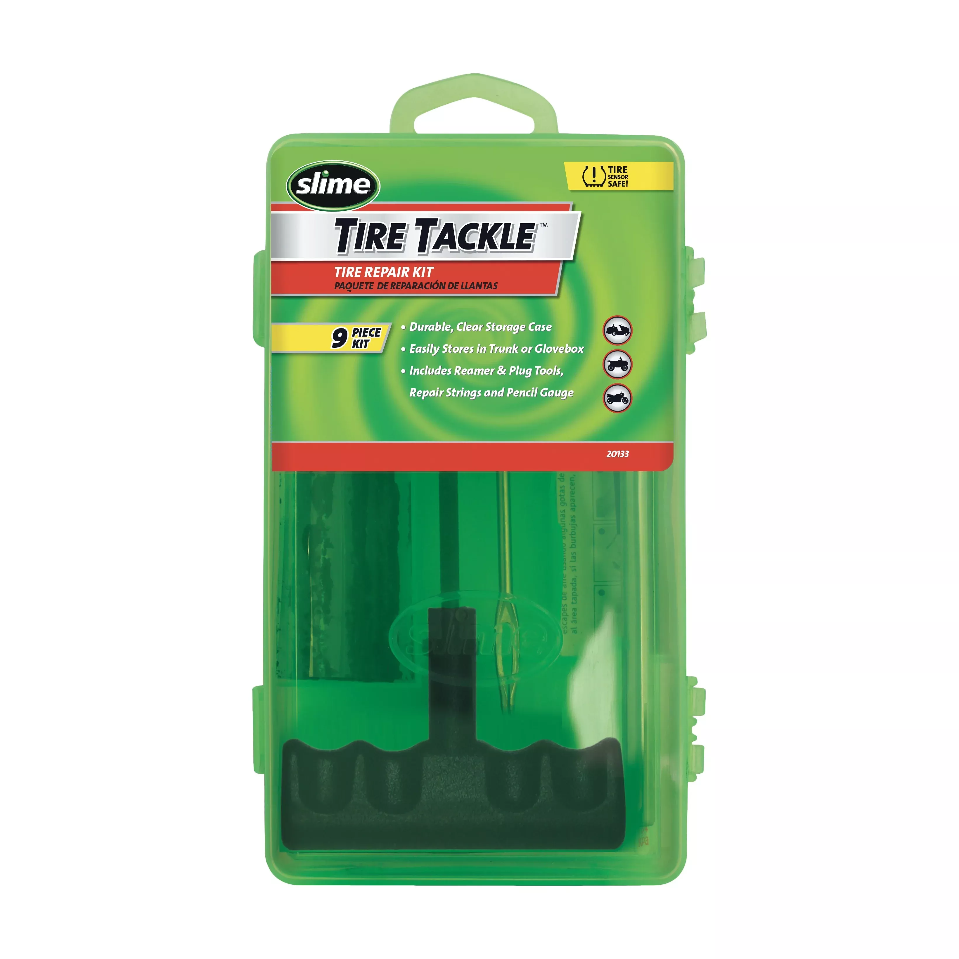 SLIME 9/PC TIRE TACKLE T-HANDLE W/BOX - 85-1045