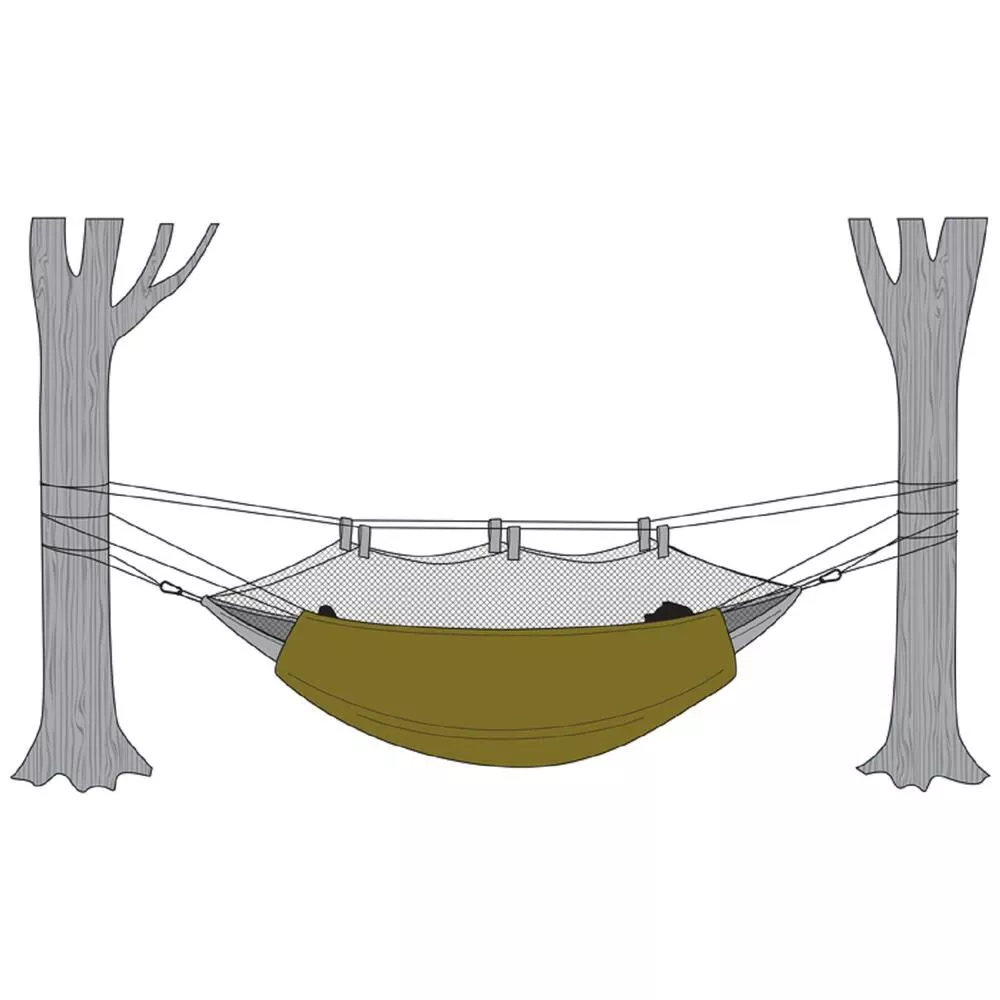 Snugpak Hammock Under Blanket with Travelsoft Filling-Olive