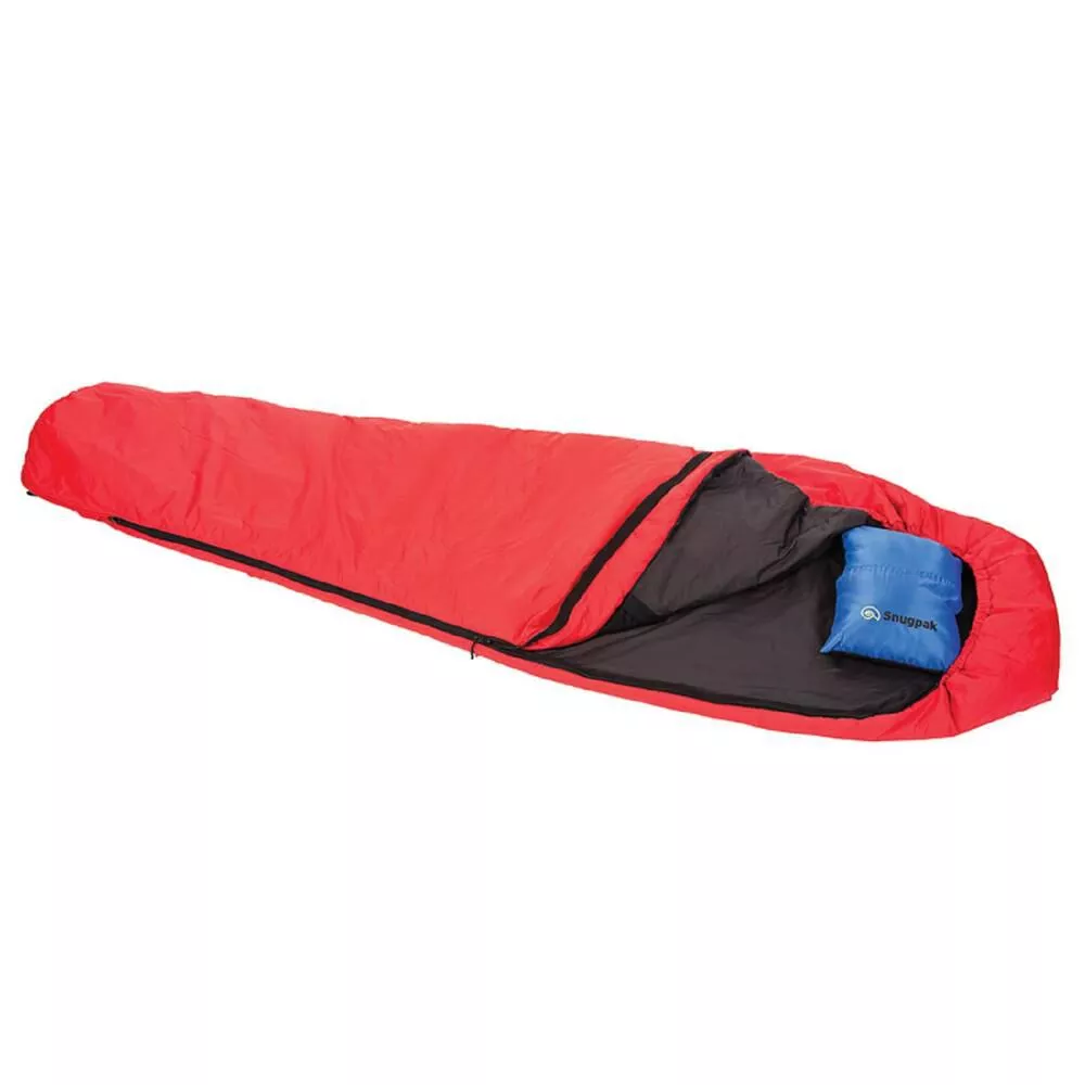 Snugpak Softie 3 – Solstice Sleeping Bag – Red LH Zip