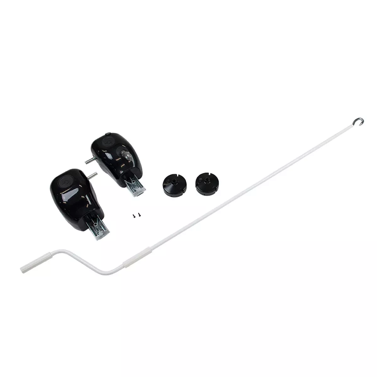 Solera Pull Style Manual To Crank Style Manual Awning Upgrade Kit, Black #333411